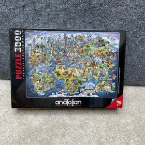 Anatolian 3000 piece jigsaw puzzle of the world map 4923
